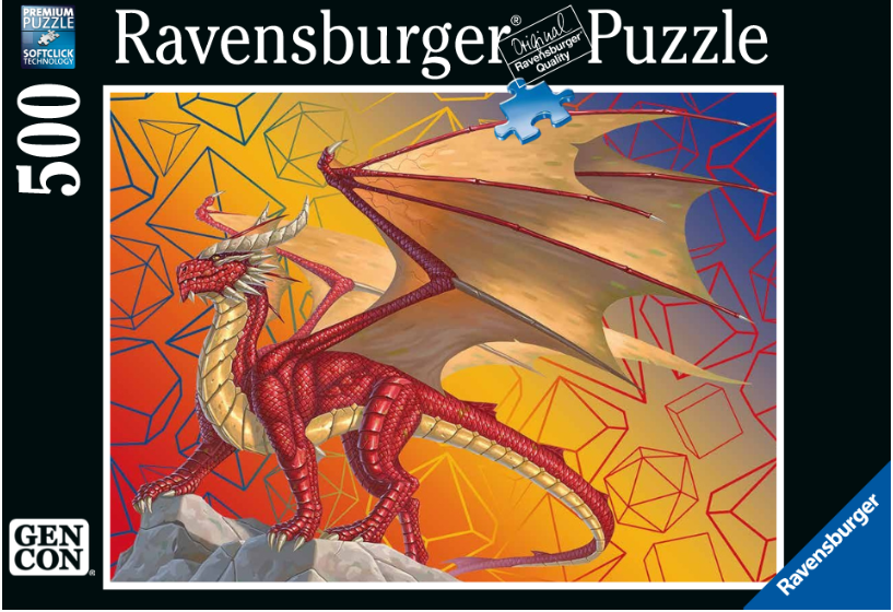 Ravensburger Gencon Exclusive Dragon Puzzle 2023